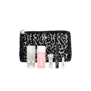 5-Piece Leopard Pouch Set