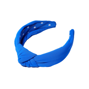 Royal Blue Neoprene Knotted Headband
