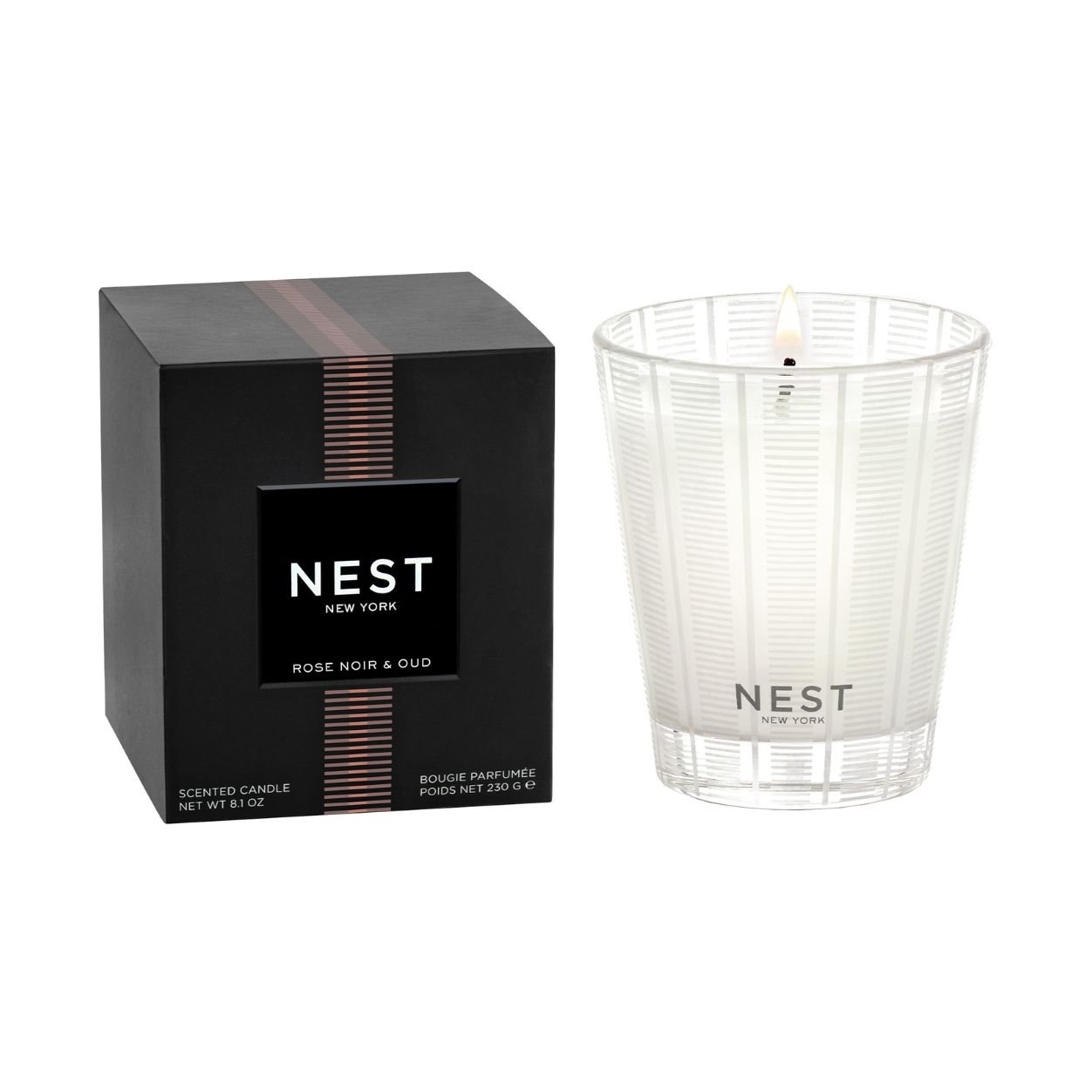 Rose Noir & Oud Candle
