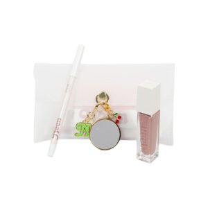 Silicone Bag + Charms Lip Gloss and Liner Combo (Limited Edition)